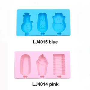Popsicle Molds Shape Maker, 6 pcs Homemade ICE Pop Molds Food Grade Silicone