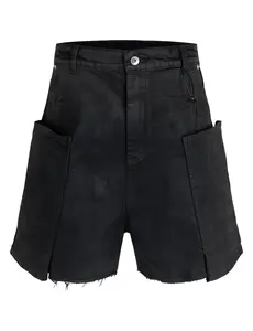 WAXED CARGO SHORTS