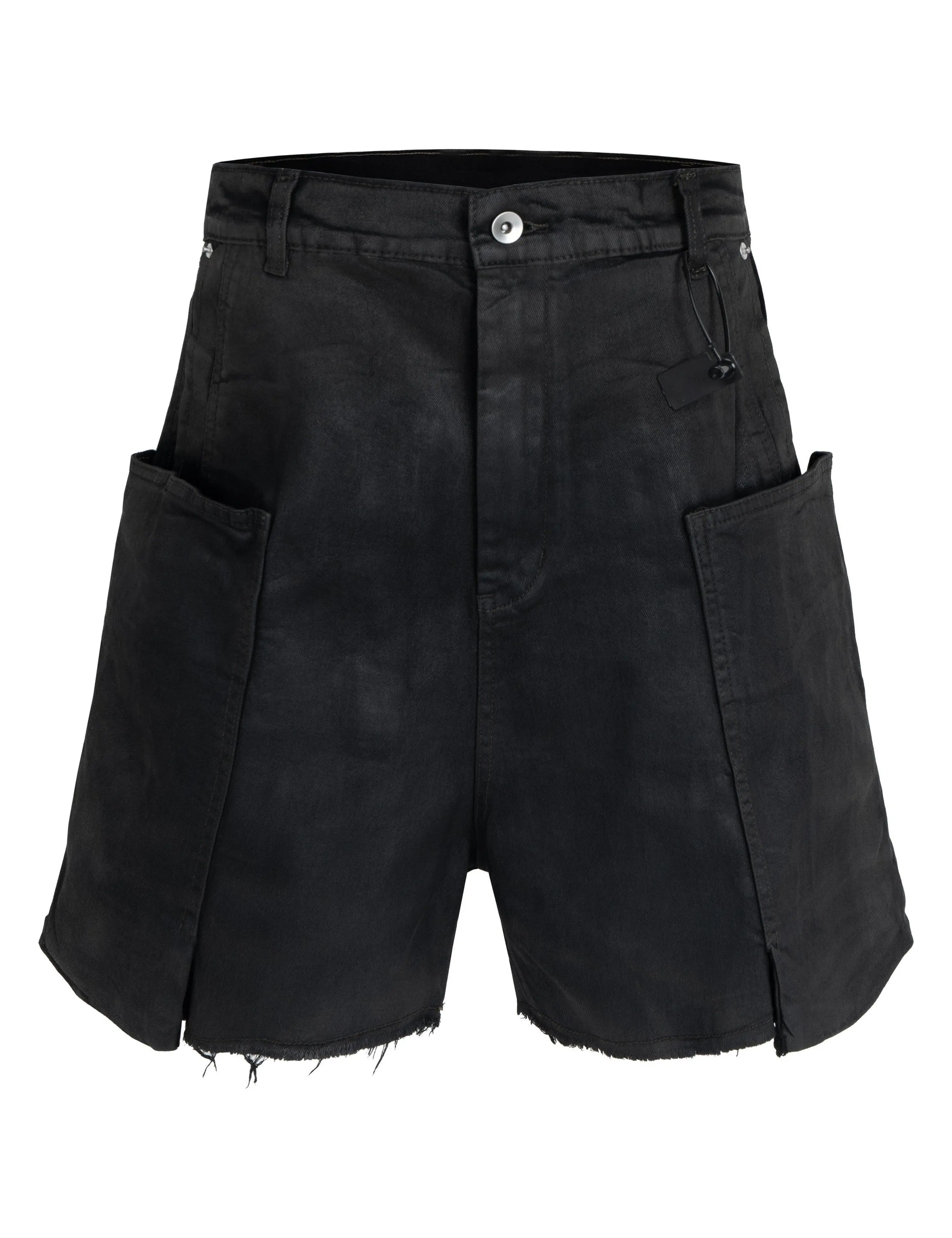 WAXED CARGO SHORTS