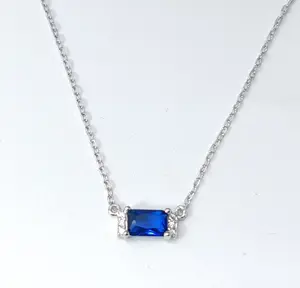 Birthstone Bar Necklace