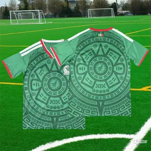 2526 World Cup Mexico Home Green Retro Football Jersey