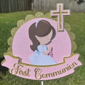 First communion Cake Topper