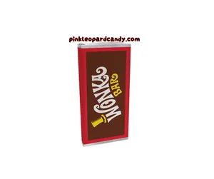Willy Wonka Bar Journal Chocolate Scented Scratch & Sniff Cover 128 Ruled Pages 3.5 x 7.5 Inch Format Includes Replica Golden Ticket for Candy Enthusiasts