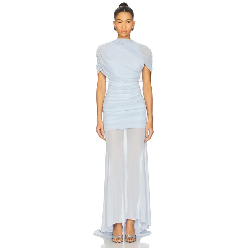 amanda uprichard fae dress english blue Chino Trousers Men's New York Air Force Blue in Gabardine 