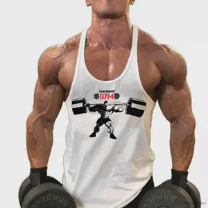 Men's Stringer Muscle Bodybuilding Shirt Tank Top Gym Singlet Fitness Sport Vest