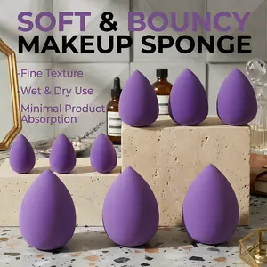 9-Piece Makeup Sponge Set | Large Mini Standard For Flawless Quick Makeup