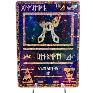 Custom Ancient Glaceon Card - Starry Holo Finish - 4K Text & Image - Standard Size English Back - 100+ Card Options