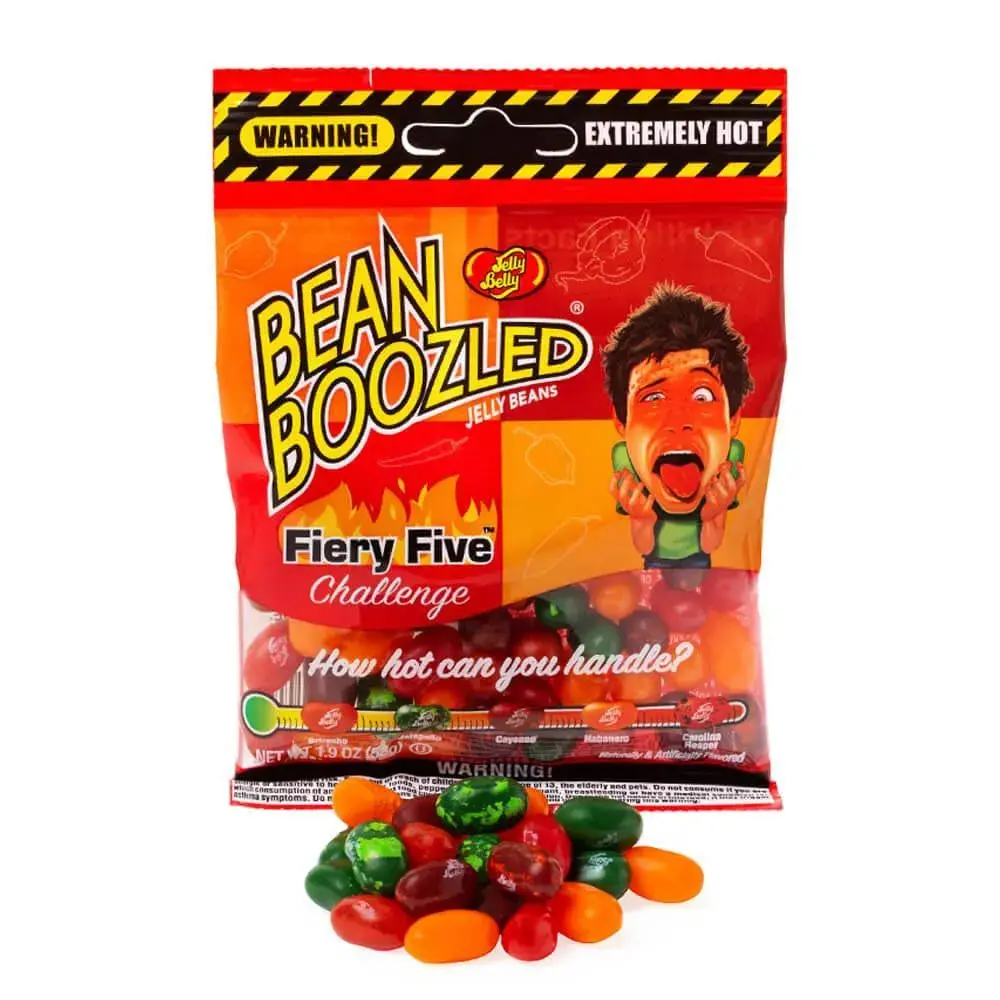 Jelly Belly 1.9-Ounce Bean Boozled Fiery Five Jelly Beans: 12-Piece Box Jelly Belly 1.9-Ounce Bean Boozled Fiery Five Jelly Beans: 12-Piece Box