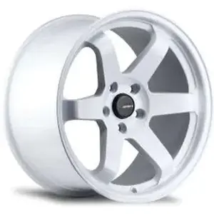 Avid AV6 White 18x8.5+35 5x112 Alloy Wheel with Thick Spokes JDM Style for Car Builds
