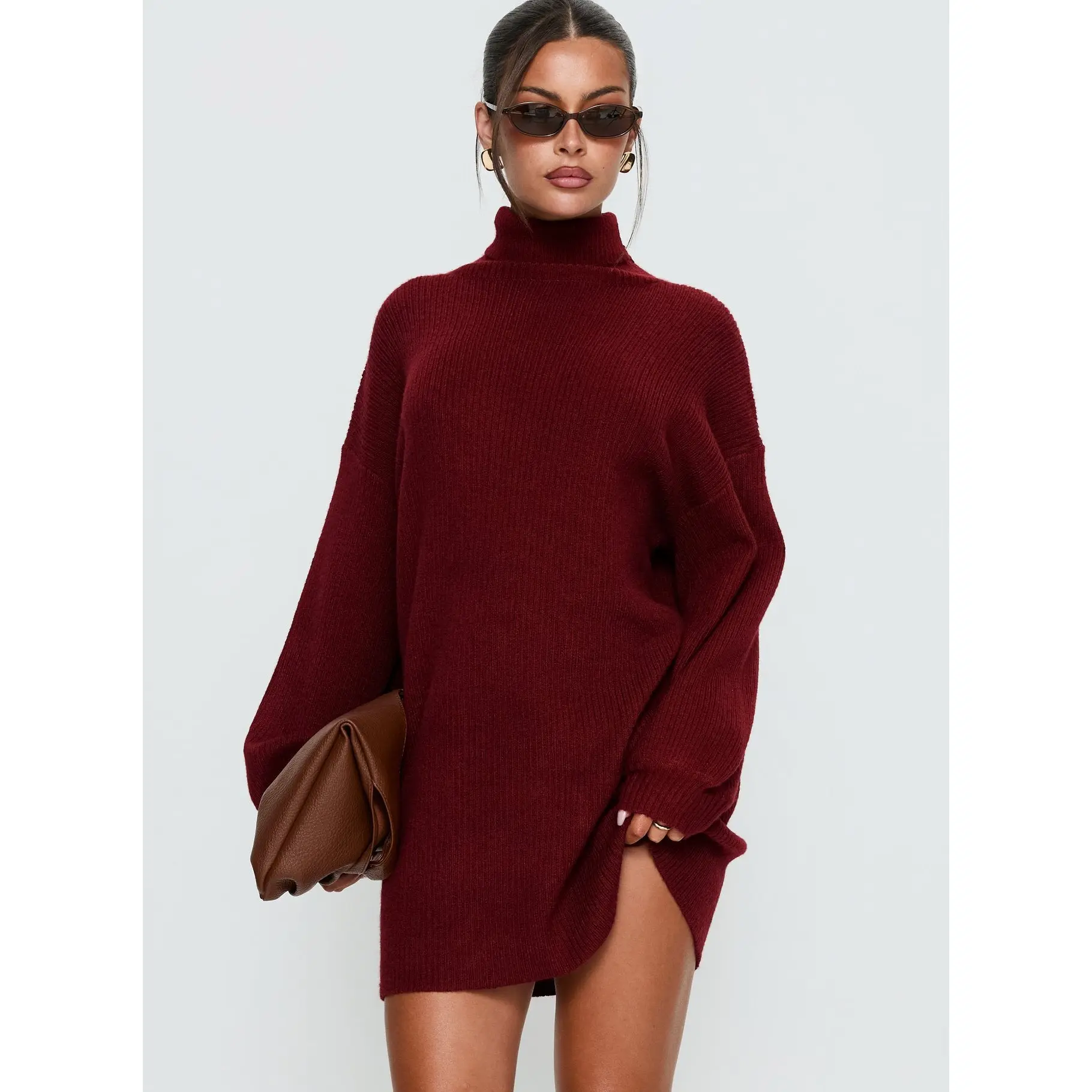 knit bodycon dress midi Embellished Knitted Bodycon Dress