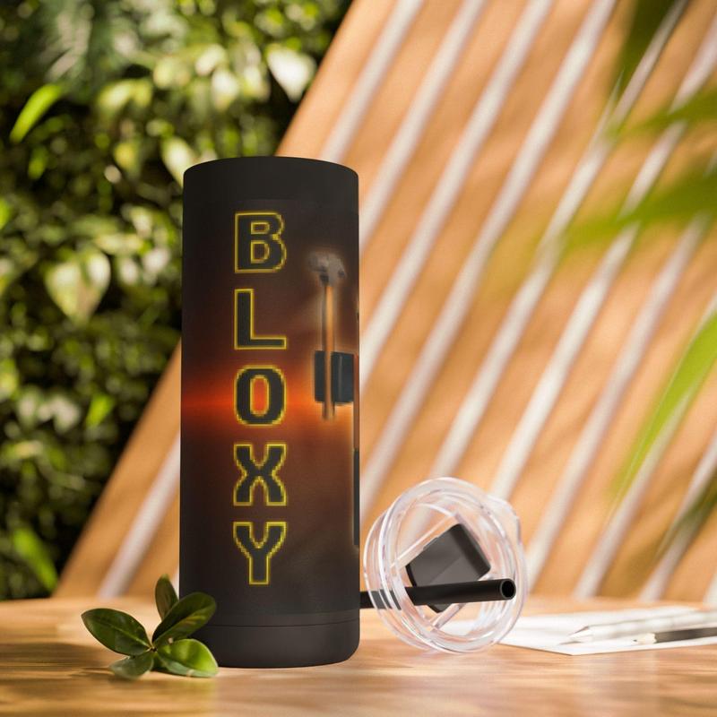 Roblo.x Bloxy Cola Tumbler – 20oz Stainless Steel tumbler with a glossy finish, insulated for hot & cold drinks, Best gift For Roblox Gamer