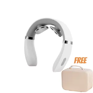 Smart Rechargeable Neck & Shoulder Massager with Heat Therapy - Shiatsu Massage Gift for Girlfriend