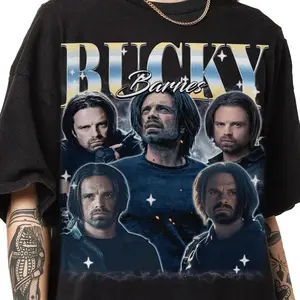 Bucky Barnes Thunderbolts Homage Shirt, Vintage Yelena Belova Bootleg Rap Tee, #Thunderboltss Movie 2025, Winter Soldier Aveng Shirt 2T3