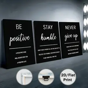 2D flat print, framed canvas paintings and posters, ready to hang, suitable for Christmas/Halloween, various holidays, minimalist style, high-end inspirational quotes, home decoration, wall art, room decoration, high-definition printing, holiday gifts, li