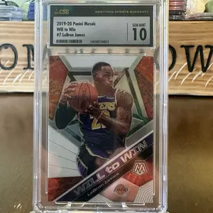 LeBron James - 2019/20 Panini Mosaic Will to Win #7 CGC Gem Mint 10