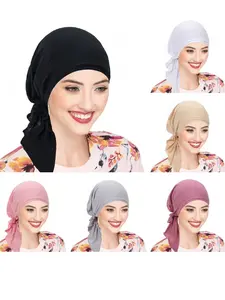 Women's Casual Hat, Arc-Shaped Headscarf Cap, Maternity Nursing Cap, Chemotherapy Cap, Fashionable European and American Style