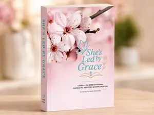 She's Led By Grace Christian Devotional Book - 365-Day Guide for Women, Religion & Philosophy, Humanities & Social Sciences