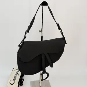 Pre-owned Dior calfskin Shoulder Bags CHRISTIAN 2021 Ultramatte Saddle Bag