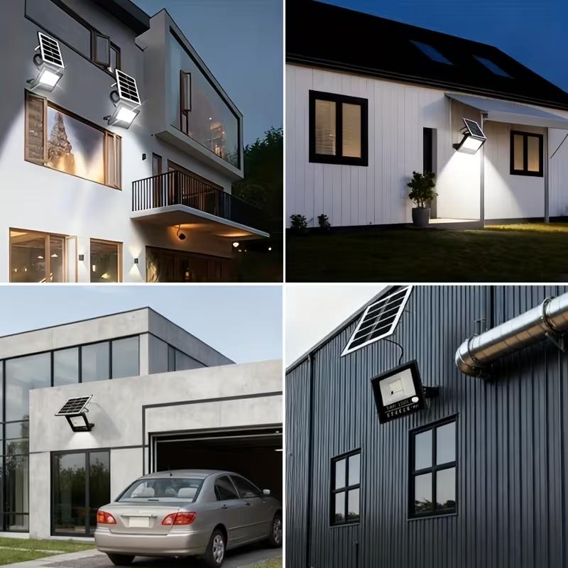 LED Solar Lamp Featuring a Solar Charging Capability Eliminating Electricity Expenses Provides Broad Illumination for Streets And Open Spaces Ideal for Nighttime Lighting in Commercial Parking Areas Perfect for Gardens Roadways Lights Motion Sensor