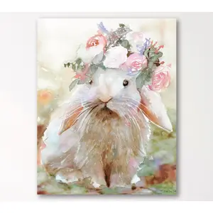 Courtside Market Bunny Sophie 20x24 Canvas WallArt