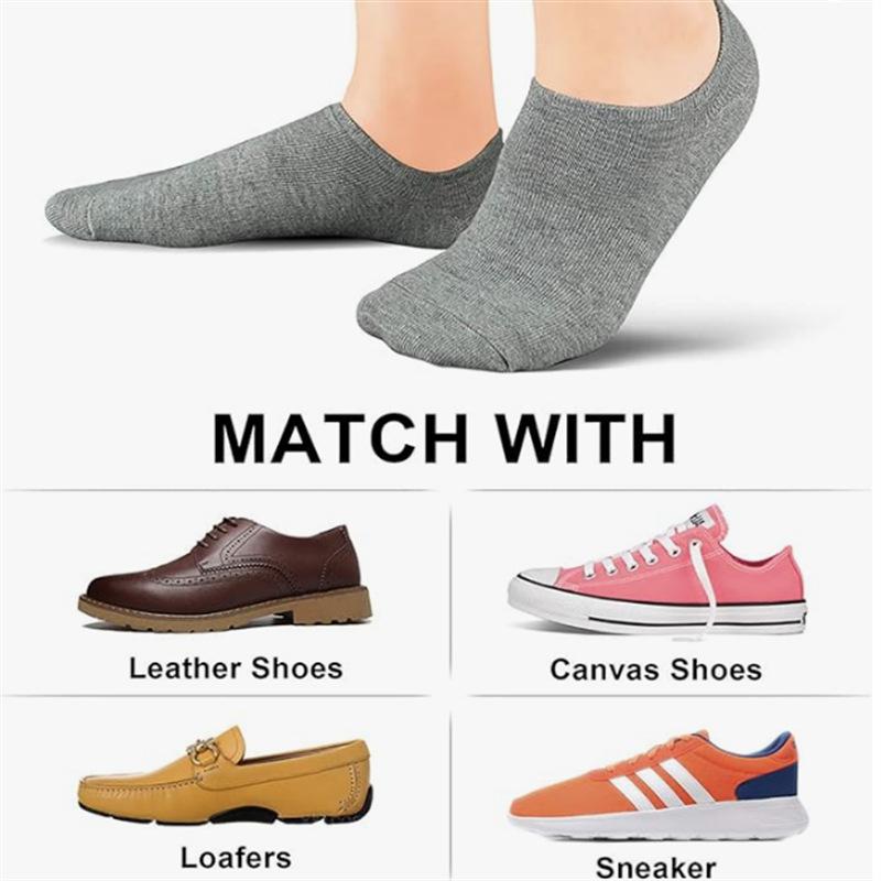 3Pairs No Show Socks for Men & Women - Non Slip Cotton Invisible Liner Socks, Breathable Mesh Athletic Ankle Boat Socks with Silicone Grip, Low Cut Sport Socks soft comfy spring