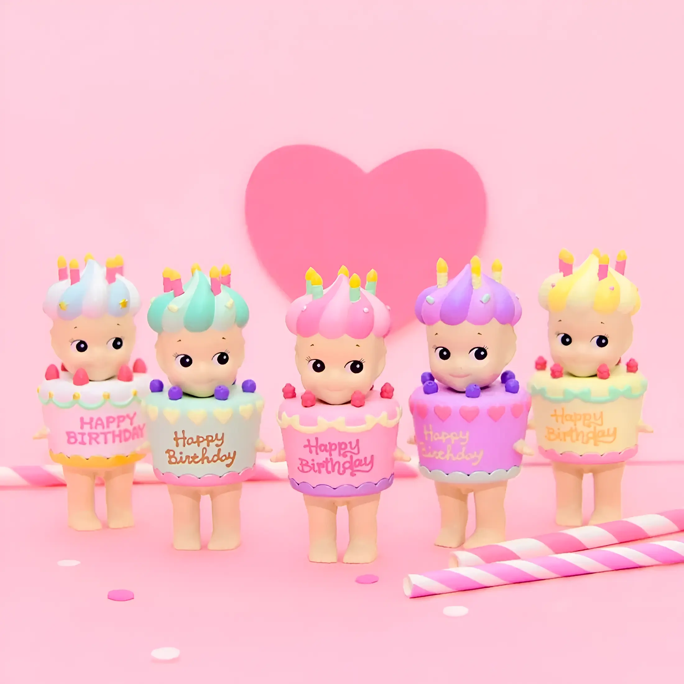 Sonny Angel Birthday Cake Series Blind Box | Mystery Mini Figure Collectible Toy | Kawaii Anime Doll | Sealed Surprise Box | Cute Desk Decor | Birthday Holiday Gift