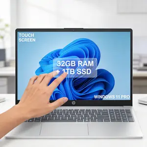 HP 15.6" Touchscreen Laptop | Intel Core i3-1315U | Up to 32GB RAM 2TB SSD | Windows 11 Pro | Silver