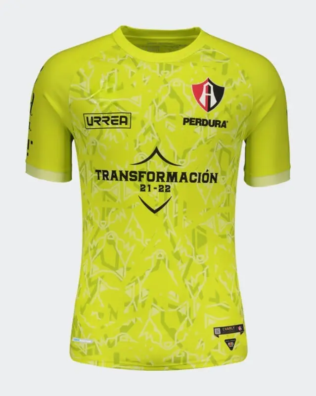 Atlas FC GK 1 21-22 Yellow, Mexico Football Team, Mexico Soccer Jersey, Men's Jersey, Sport 3D Shirt, Gift for Football Lovers, Summer Vibes, Sport Day