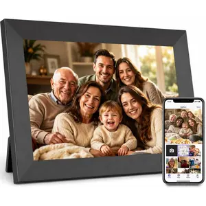 Uhale Digital Picture Frame, 10.1 Inch WiFi Digital Photo Frame, 16GB Memory with Auto-Rotation Share Photo/Video and Send  Wishes via App