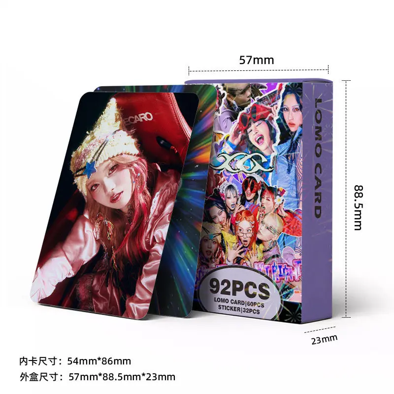92pcs/set XG New Album LOMO Card Sticker Postcard Photo Card HARVEY HINATA COCONA MAYA JURIA CHISA JURIN Collector Card