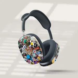 Retro Vintage Y2K Collage AirPod Max Cover Retro Gamer Stickers AirPods Max, Retro Anime AirPod Case Headphones Accessories Gift for Music