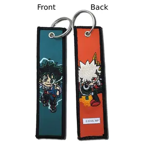 My Hero Academia S5 - SD Midoriya Izuku "Deku" And Katsuki Bakugo Fabric Keychain