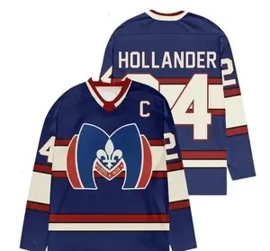 Rozanov & Hollander Heated Rivalry Hockey Jersey – Unisex Lace Neck Streetwear Shirt, All-Over Print Fan Jersey, Oversized Sporty Top