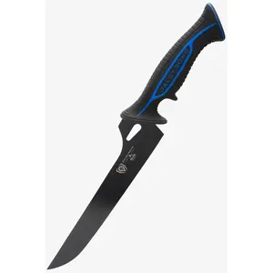 Offset Slicing & Carving Knife 10" | Night Shark Series | NSF Certified | Dalstrong ©