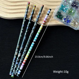 Wax Rhinestone Picker Set, 5pcs/2pcs Wax Rhinestone Picks, Ideal for Rhinestone Gems & Crystal Pickup, Essential Jewelry Making Tool