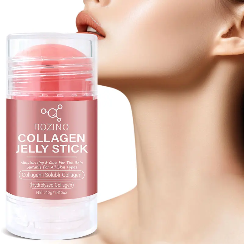 Rozino Collagen Jelly Stick 40g, Moisturizer, Deep Moisturizing, Hydrating & Repair, Portable Hydration, Suitable for All Skin Types, Daily Use, Travel Essential