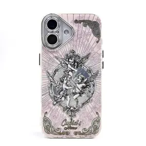 Cupid's Light Phone Case For Apple IPhone 17Promax 16Plus New 15/14/13 Fashion Brand Transparent Hard Shell Artistic Style