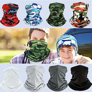 Unisex Breathable Ice Silk Face Mask Set, Protective Mask, Windproof UV Protection, Ideal for Outdoor Cycling Travel Sports, 4 Pack/7 Pack Available