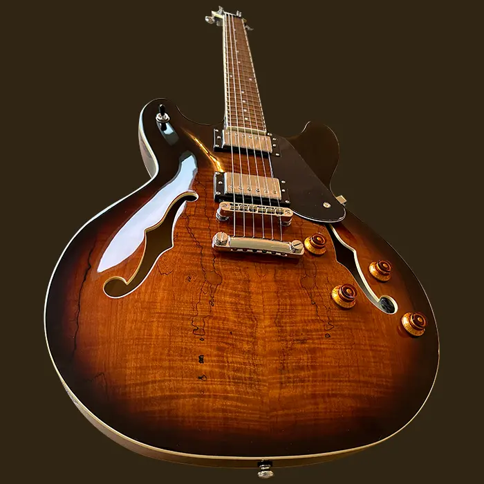 Aslin Dane Jazz STD with Flame Spalted veneer TSB