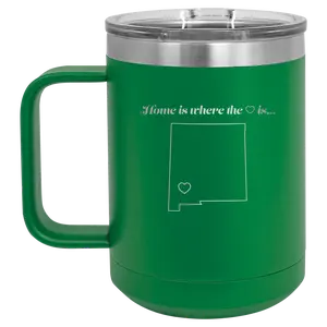 New Mexico Heart 15 oz Mug | Green