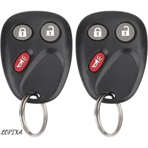 Lopixa Keyless Entry Remote Key Fob Compatible with Chevy Tahoe Suburban Silverado Avalanche, GMC Sierra Yukon, Cadillac Escalade, Hummer H2 2003 2004 2005 2006, Replacement for LHJ011