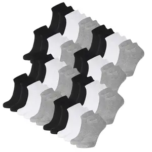 48 Pairs Low Cut Ankle Socks Unisex Thin Athletic Comfort Cozy Sweat-absorbing Anti-Slip Comfy Women's Men's Boys Girls LADIES Value Pack Underwear