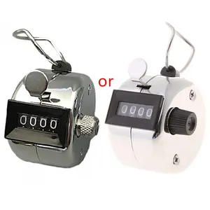 Stainless Steel Handheld Digital Click Counter (Set of 4) for Sports, Rowing, and School Events