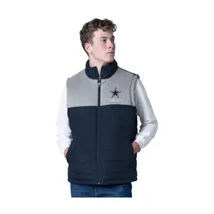 NFL Dallas Polyfilled Full-Zip Puffer Vest