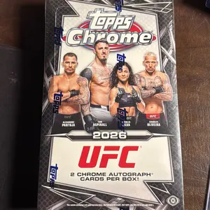 Topps chrome UFC 2026