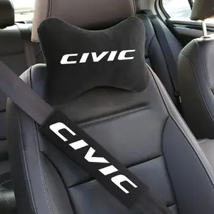 Car Seat Protector Pad & Cervical Support Cushion for Honda Civic 2016-2022, Durable Comfort Accessory for Safe Driving