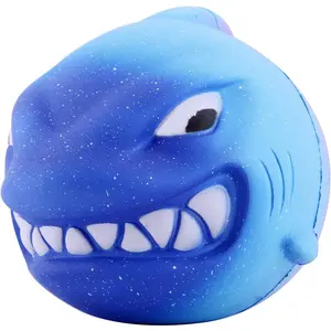 5.5 Inches Squishies Shark Galaxy Jumbo Kawaii Super Soft Slow Rising Scented Animal Big Squishies Stress Relief Kid Toys