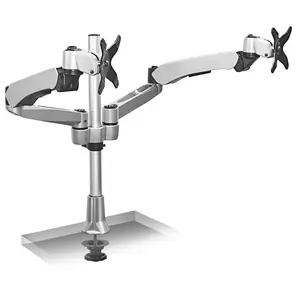 Extra-Tall Dual Spring Arm Adjustable Monitor Desk Mount