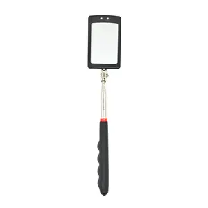 Telescoping LED Lighted Flexible Inspection Mirror 360 Swivel for Extra Viewing