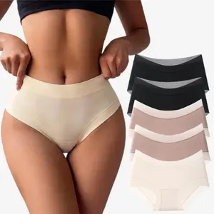 Women’s Breathable Quick-Dry Panties 5 Pack – Lightweight No Show Underwear for Gym, Travel & Everyday Wear